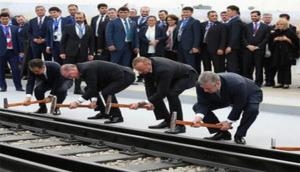 Central Asia and Europe linked by Baku-Tbilisi-Kars Railway