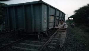 Goods train derails in Harda, MP