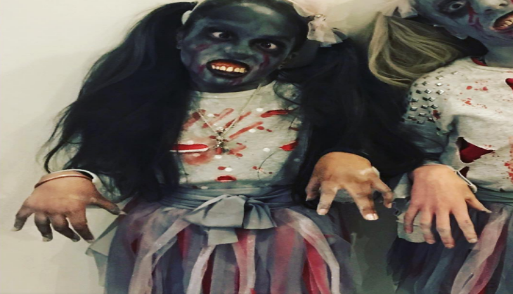 You will be shocked to see the creativity of Shikhar Dhawan's daughter in the Halloween pictures