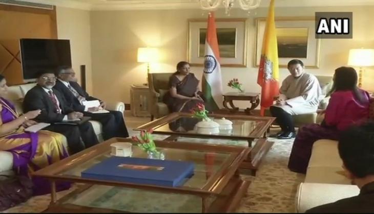 Nirmala Sitharaman meets Bhutanese King, Queen