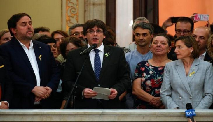 Spain issues arrest warrant for ousted Catalan leader Puigdemont
