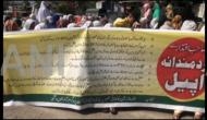 Anti-Pak protest by PoK govt. employees in Muzaffarabad