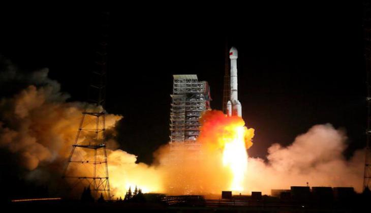 China launches navigation satellites