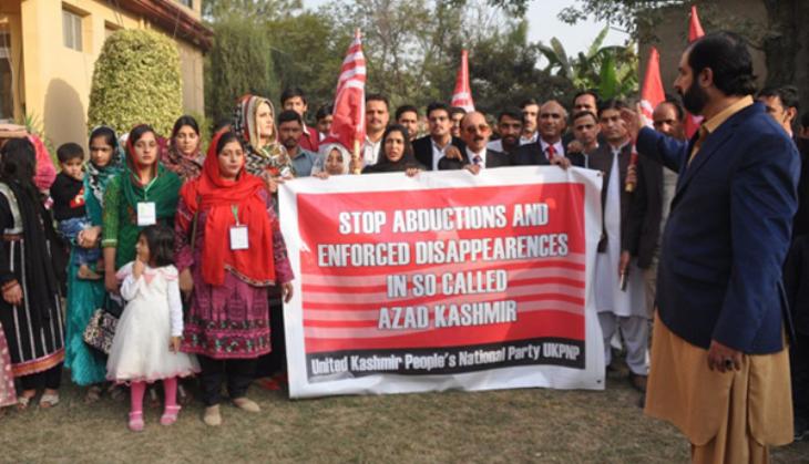Kashmiris hold anti-Pak protests against enforced disappearances in PoK