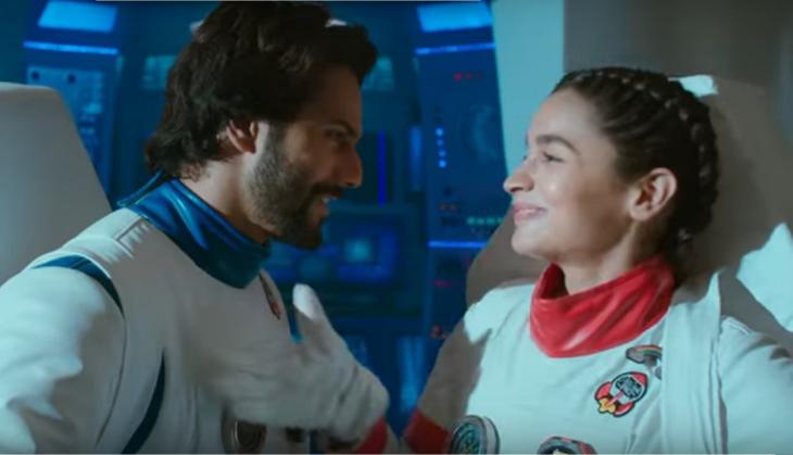 Watch Video: Varun Dhawan romances Alia Bhatt on the moon