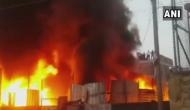 Hyderabad: Fire breaks out in plastic scrap godown