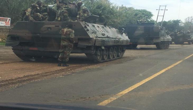 zimbabwe army tank