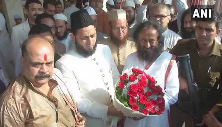 Ram Janmabhoomi-Babri Masjid dispute: Sri Sri Ravi Shankar meets AIMPLB's Khalid Rasheed