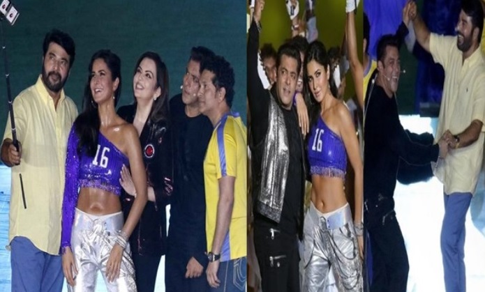 Salman Khan, Katrina Kaif rocked the Indian Super League, Sachin Tendulkar, Mammootty graced the occasion