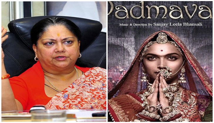 Rajasthan CM Vasundhara Raje joins anti-Padmavati league