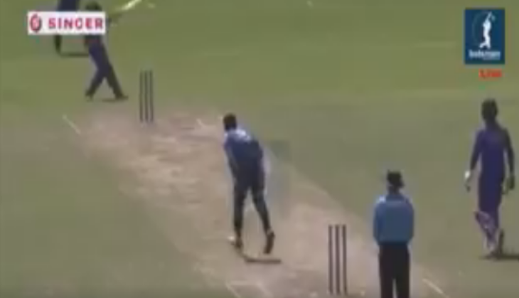 Major Embarrasment: Chamara Silva's innovative shot from behind the wicket made him a laughing stock; watch video 