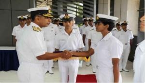  Indian Navy gets first Woman Pilot, 3 Women Join Armament Division