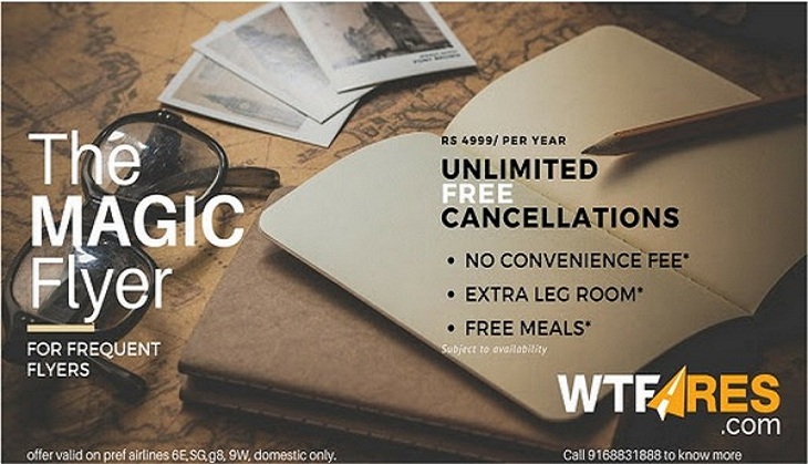 WTFares comes with a now or never offer for frequent travelers