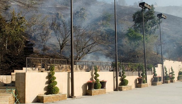Wildfires scorch homes in LA's affluent neighbourhood