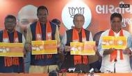 BJP releases 'sankalp patra' for Gujarat Assembly elections