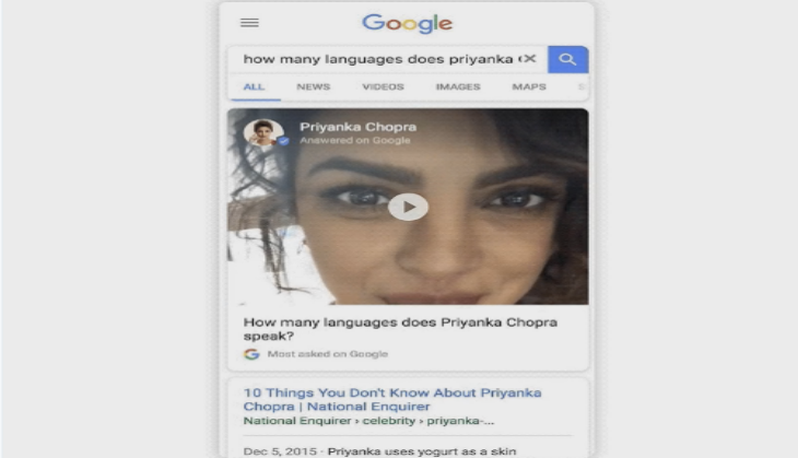 Priyanka Chopra will soon answer your questions through Google selfie-style videos!