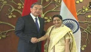 Sushma Swaraj meets Chinese Foreign Minister Wang Yi