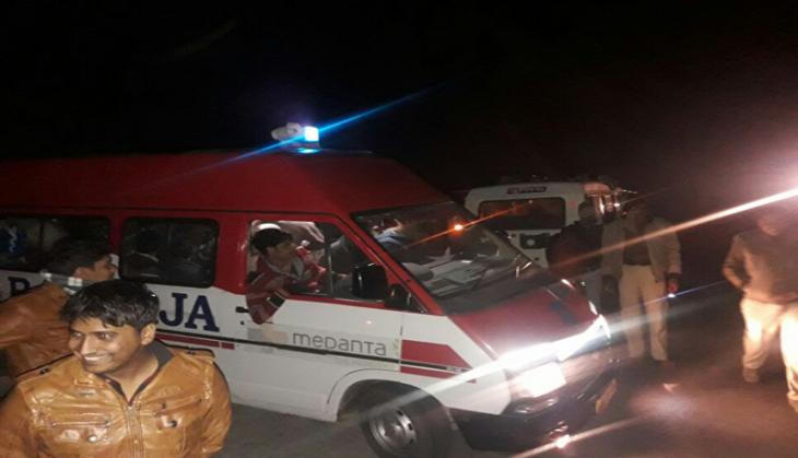 MP: 30 injured after bus falls off bridge 