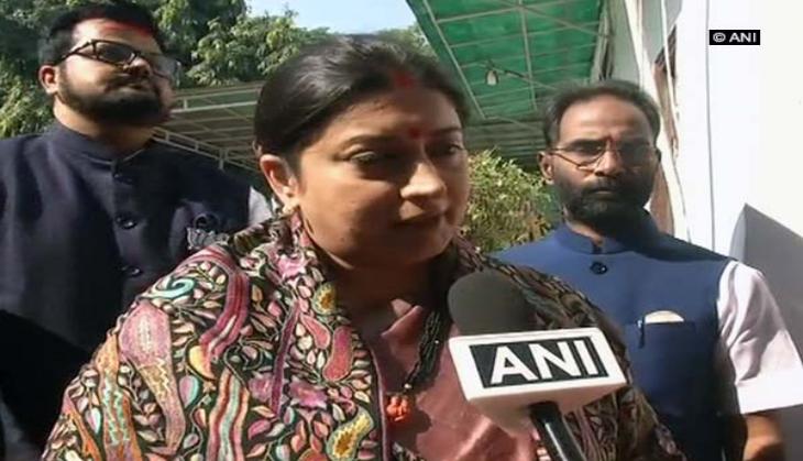 Smriti Irani corners Congress for NPA crisis, National Herald scam