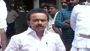 MK Stalin detained by police during protest