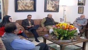 PM Narendra Modi, Amit Shah, Rajnath Singh visit Vajpayee on his birthday