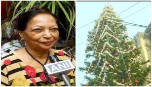 Mumbai family grows 65 feet tall Christmas tree