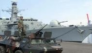 British Navy escorts Russian warship