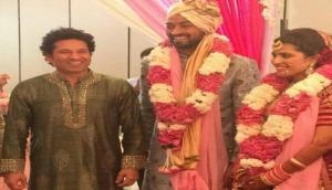 Glimpse of Krunal's wedding: Cricketers including Sachin Tendulkar attend the 'fat wedding'