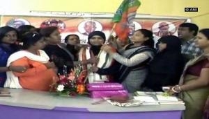 Triple talaq petitioner Ishrat Jahan joins BJP