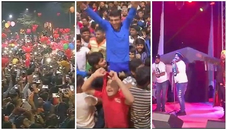Nation rings in new year with celebrations galore