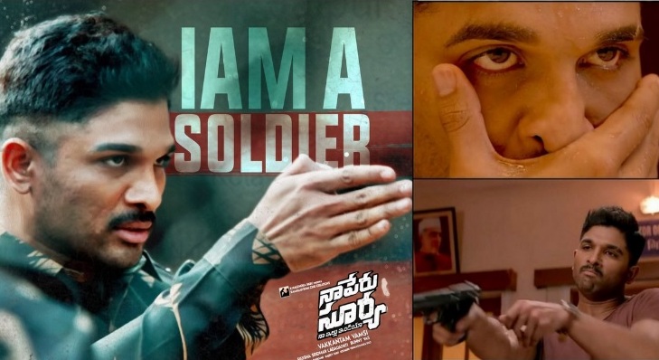Naa Peru Surya: Teaser of Allu Arjun's patriotic thriller sets a new record on new year day