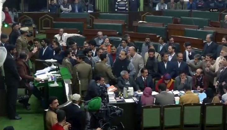 J-K: Opposition walks out of assembly amid uproar over Kashmir killings