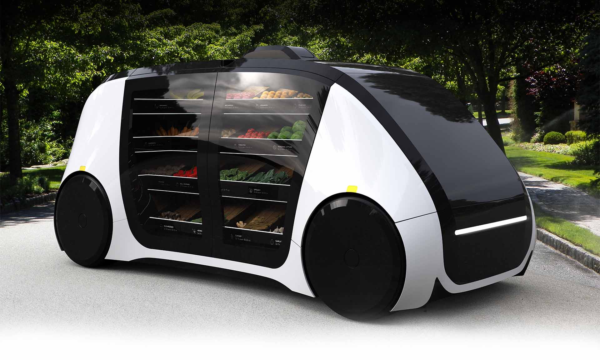 Welcome to the future: A self-driven smart grocery store at your doorstep!