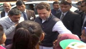 Amethi visit: Rahul conducts 'Janata Darbar' to hear public grievances