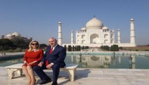 Israeli PM Benjamin Netanyahu visits Taj Mahal with wife Sara 
