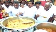 AIADMK workers savour Biryani on MGR's 101st birth anniversary