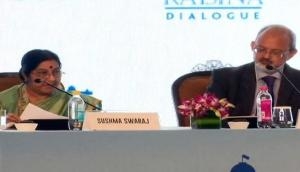 Sushma Swaraj talks tough on terrorism
