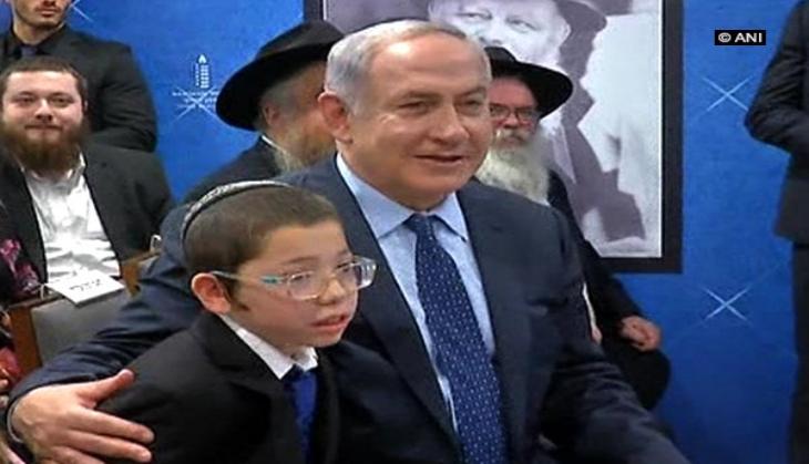 Netanyahu meets 'Baby Moshe' at Nariman House