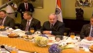  Israeli PM Benjamin Netanyahu meets biz leaders over power breakfast in Mumbai