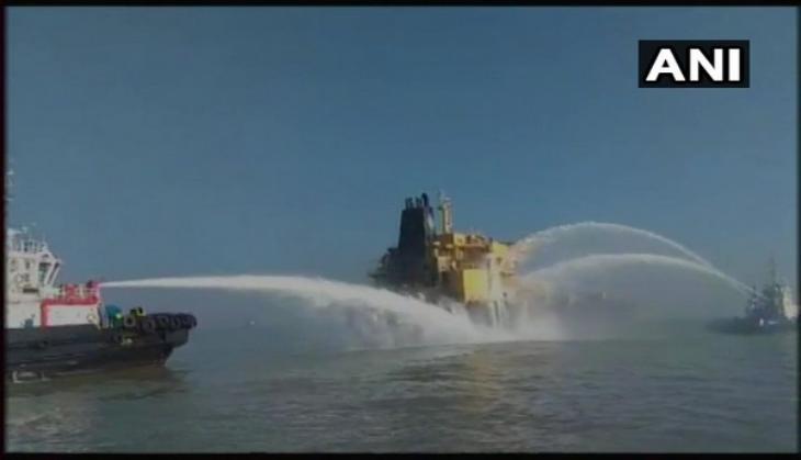 1 dead in oil tanker fire off Gujarat coast
