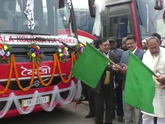 Tripura gets second passenger bus to Kolkata via Dhaka