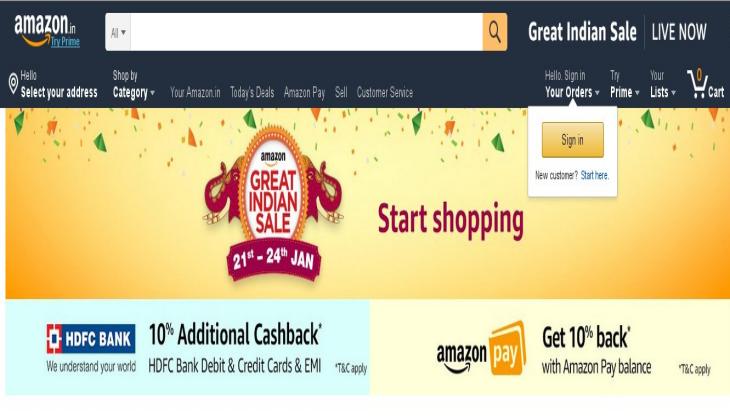 Amazon Great Indian Sale: Grab the big discount offers up to 40-80 per cent on your favorite brands