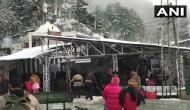 Heavy snowfall at Vaishno Devi