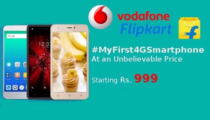 Flipkart Vodafone 4G smartphone at Rs 999
