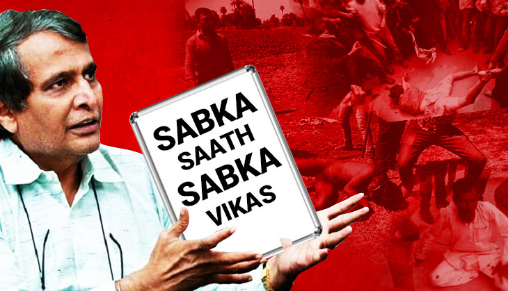 Suresh Prabhu’s comments at Davos show BJP is proud of marginalising minorities
