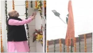 Republic Day: Amit Shah unfurls tricolour at BJP headquarter 