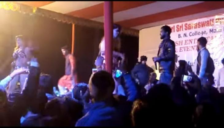 Shocking! Patna students crosses line by inviting bar dancers during 'Saraswati puja' in college; see video