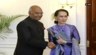 Aung San Suu Kyi calls on President Kovind