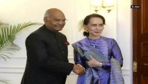 Aung San Suu Kyi calls on President Kovind