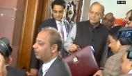 Budget 2018: Finance minister Arun Jaitley arrives in Parliament on big day